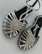 Load image into Gallery viewer, Balerini cu  barete si detalii cristale "Azaria"
